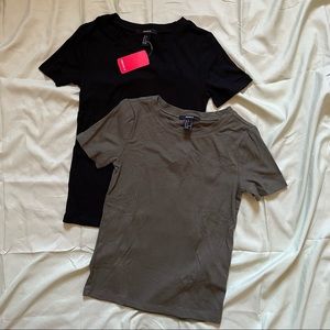 Ribbed t-shirts set